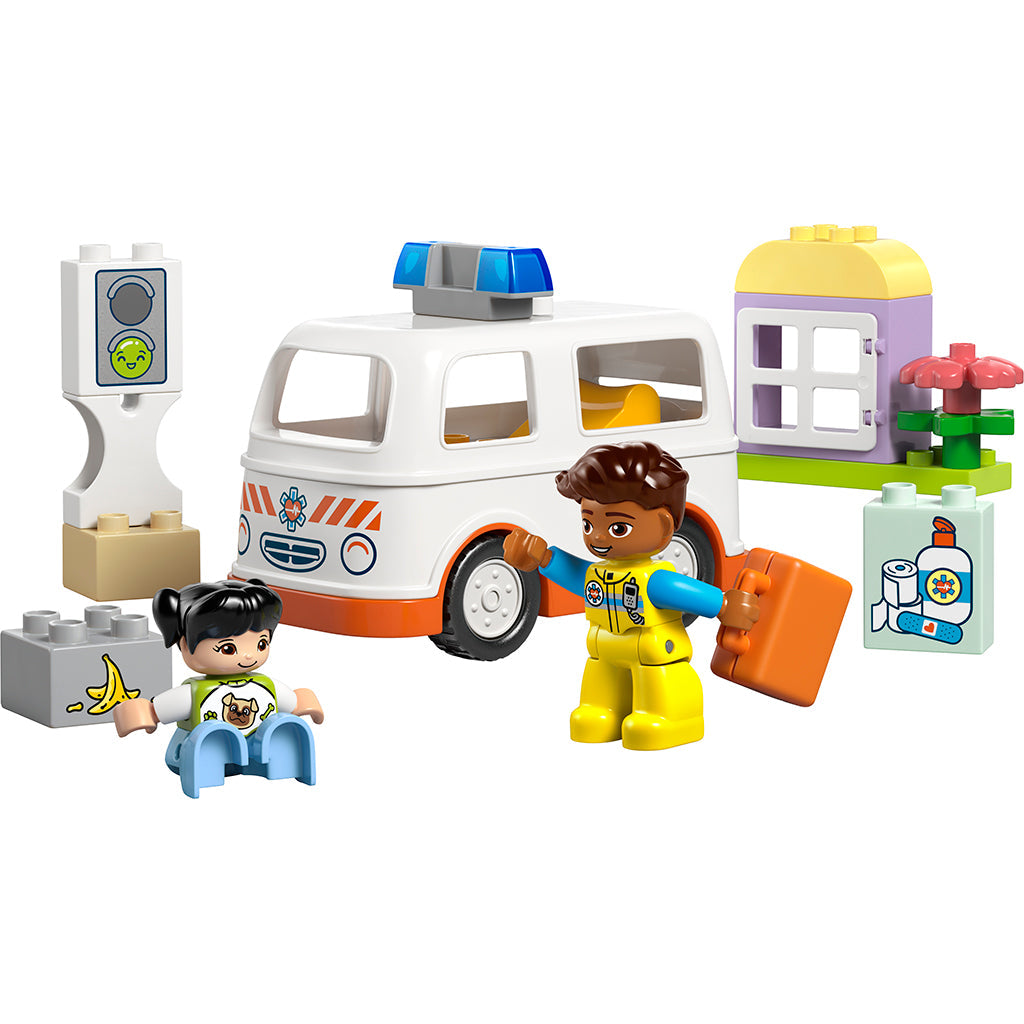 LEGO® DUPLO® Town, Ambulanse og sjåfør
