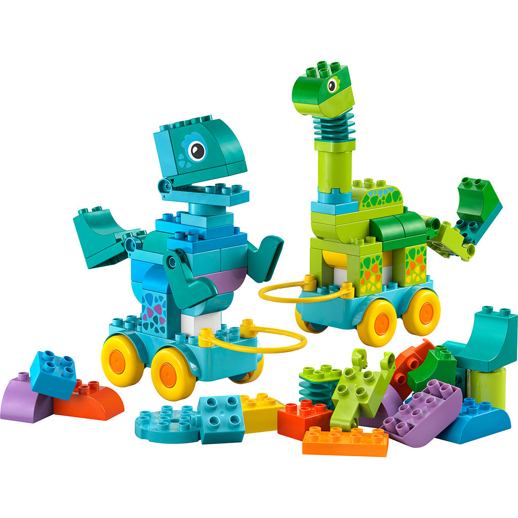 LEGO® DUPLO® Town, 3-i-1-dinosaurer på hjul