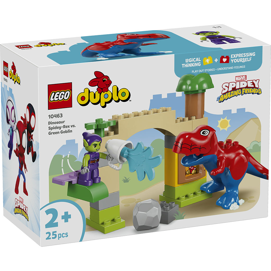 LEGO® DUPLO® │Marvel Spidey-Rex-dinosaur mot Green Goblin