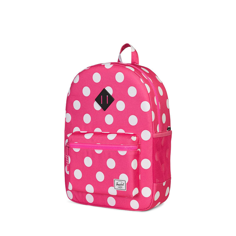 Herschel ryggsekk, Heritage Youth, XL - Polka dot fandango pink