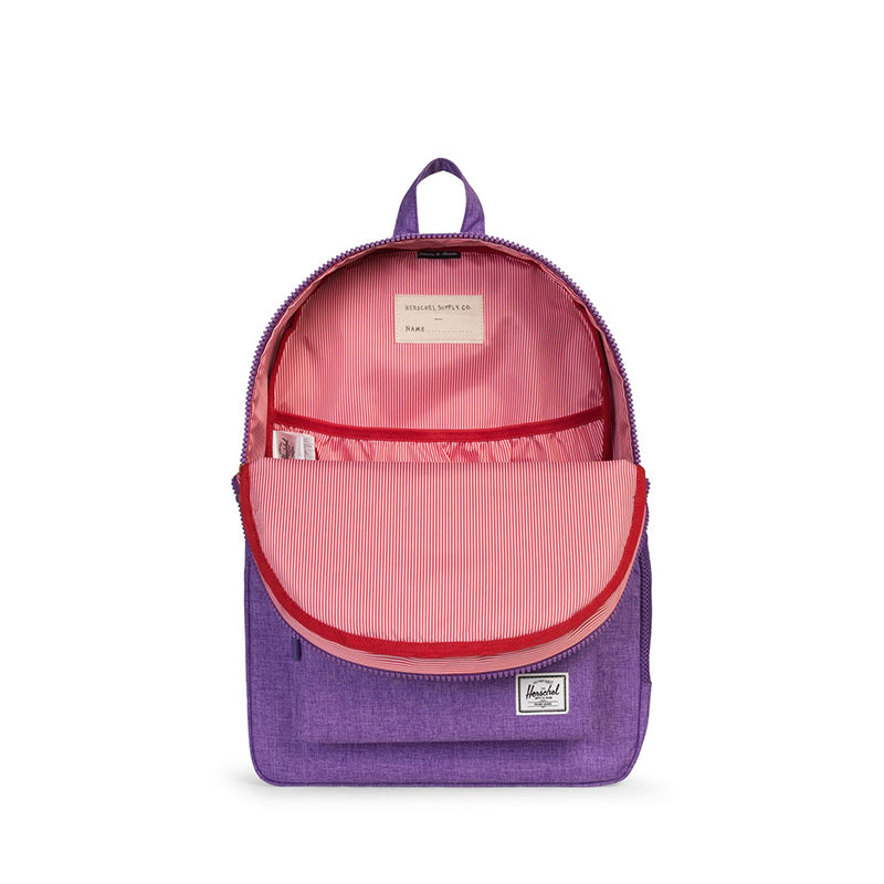 Herschel ryggsekk, Heritage Youth, XL - Deep lavender crosshatch