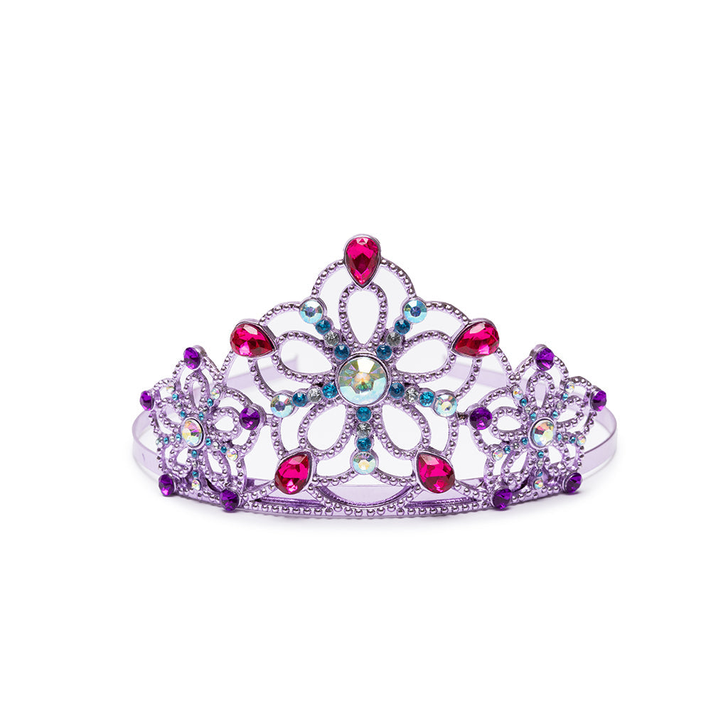 Lilla glitter diadem hårbøjle fra Great Pretenders