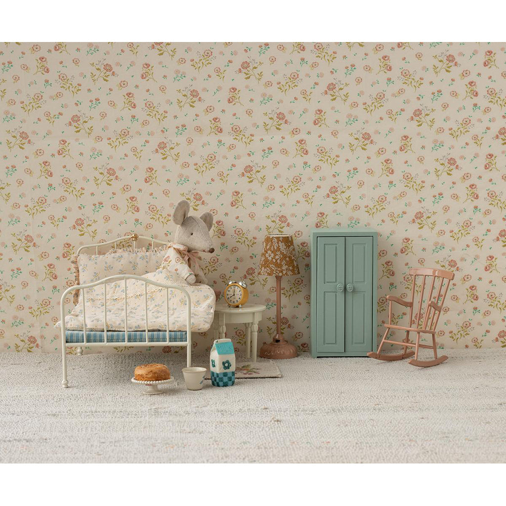 Maileg dukkemøbler til mus, vekkerklokke - Gul