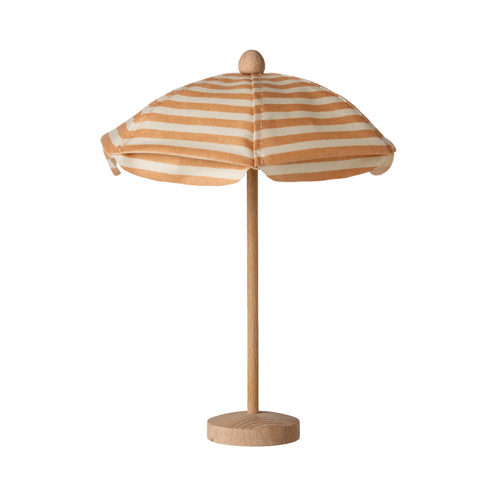 Maileg dukketilbehør, strandparasol til mus - Lys coral
