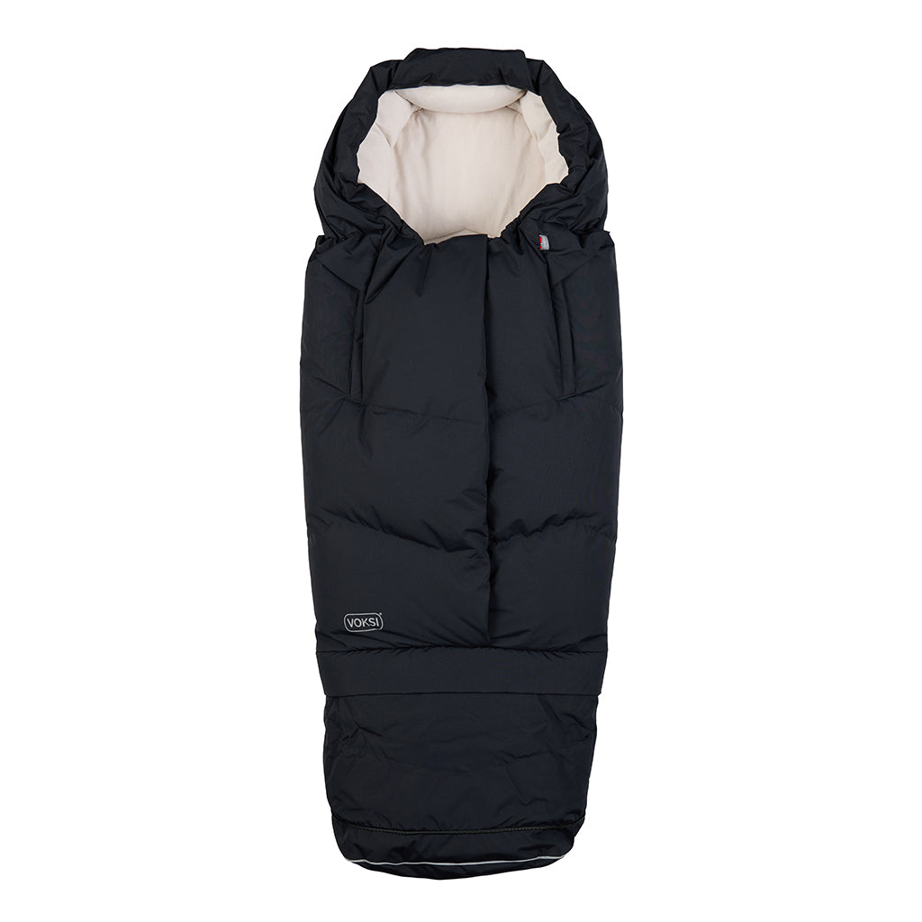 Voksipose, City North kjørepose, OEKO-TEX - Black cream