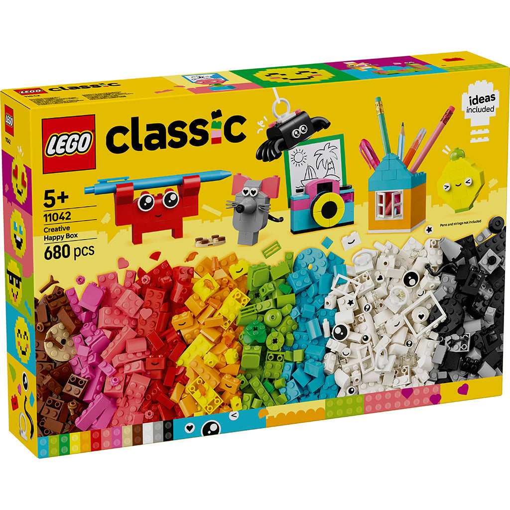 LEGO Classic Kreativ glad æske byggekasse med farverige klodser