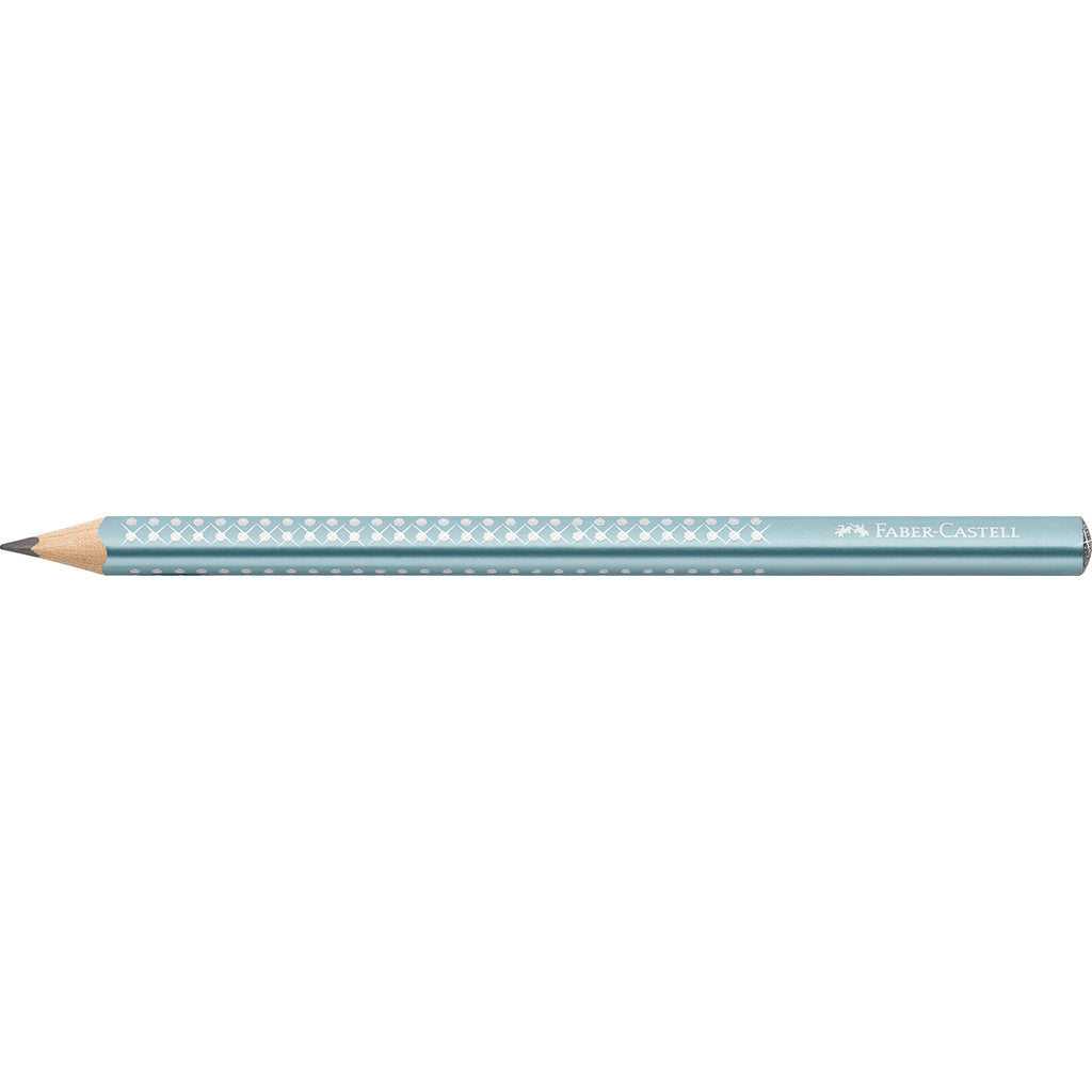 Faber-Castell, Jumbo sparkle blyant i ocean metallic