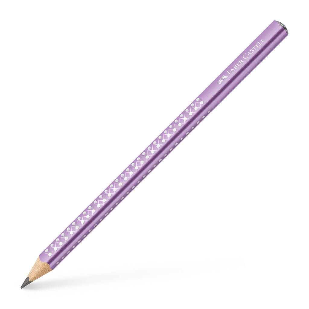 Faber-Castell, Jumbo sparkle blyant – violet metallic