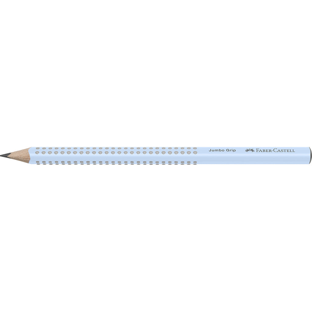 Faber-Castell, Jumbo Grip blyant B, Sky blue