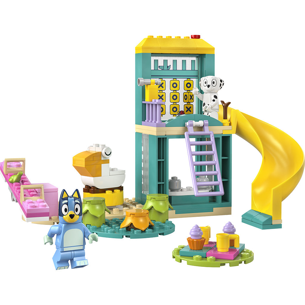 LEGO® Moro på lekeplassen med Bluey og Chloe
