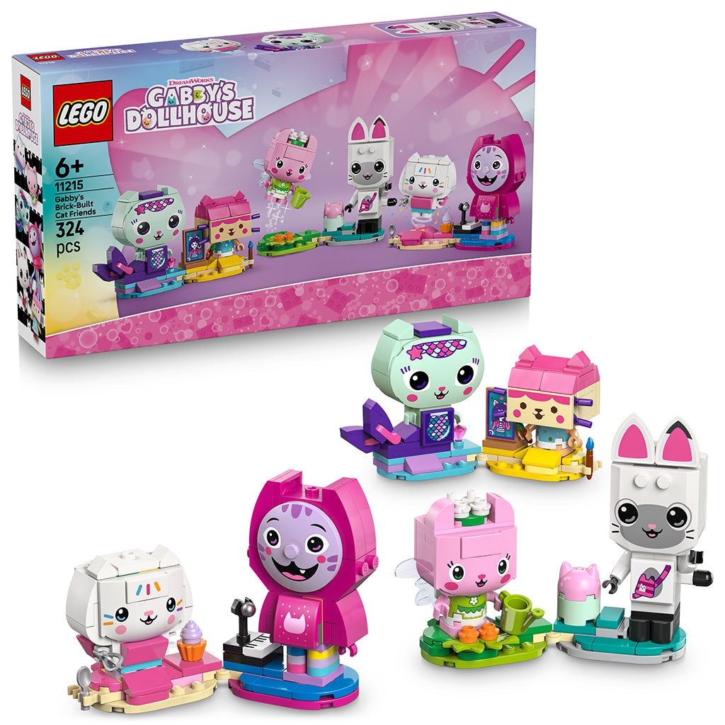 LEGO® Gabbys dukkehus - Gabbys klossebygde kattevenner