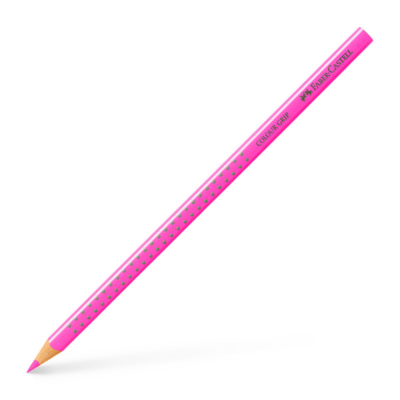 Faber-Castell, Fargeblyant Soft-Grip - Neonrosa