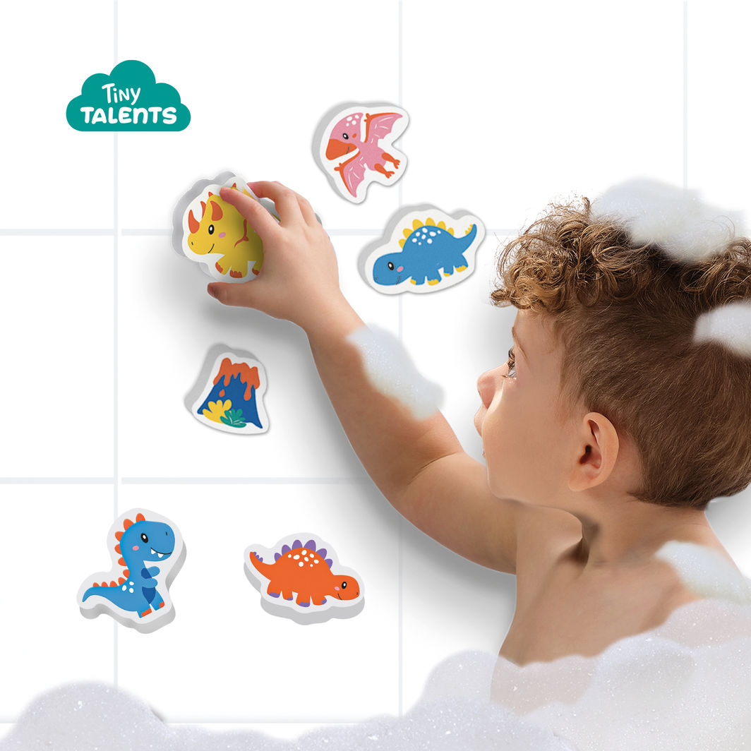 SES Creative Badeleker, Badefigurer i skum - Dinoer