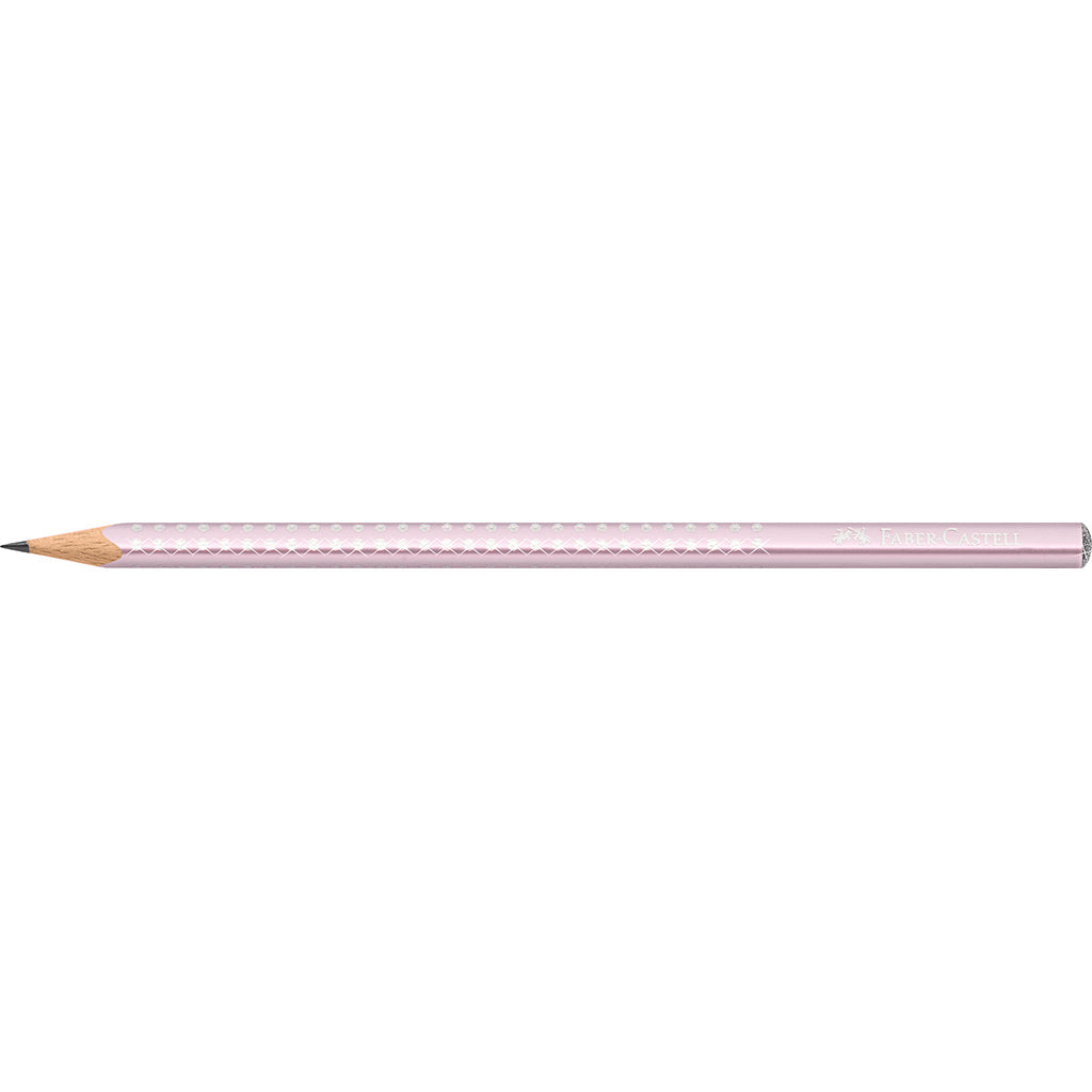 Faber-Castell Sparkle blyant med glitter, rose metallic farve