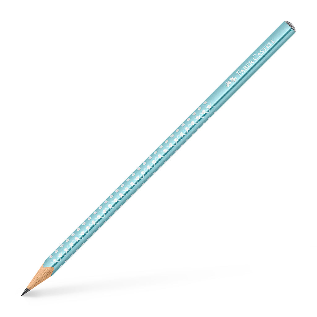 Faber-Castell Sparkle blyant med glitter, Ocean metallic