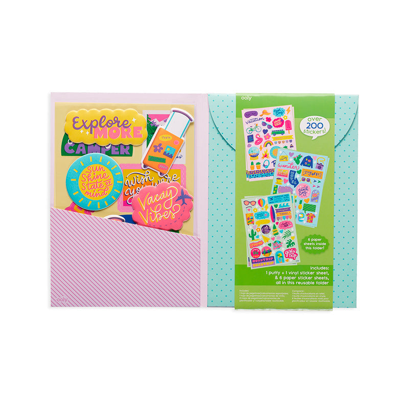 Ooly Klistremerker, Wanderlust - Over 200 stk.