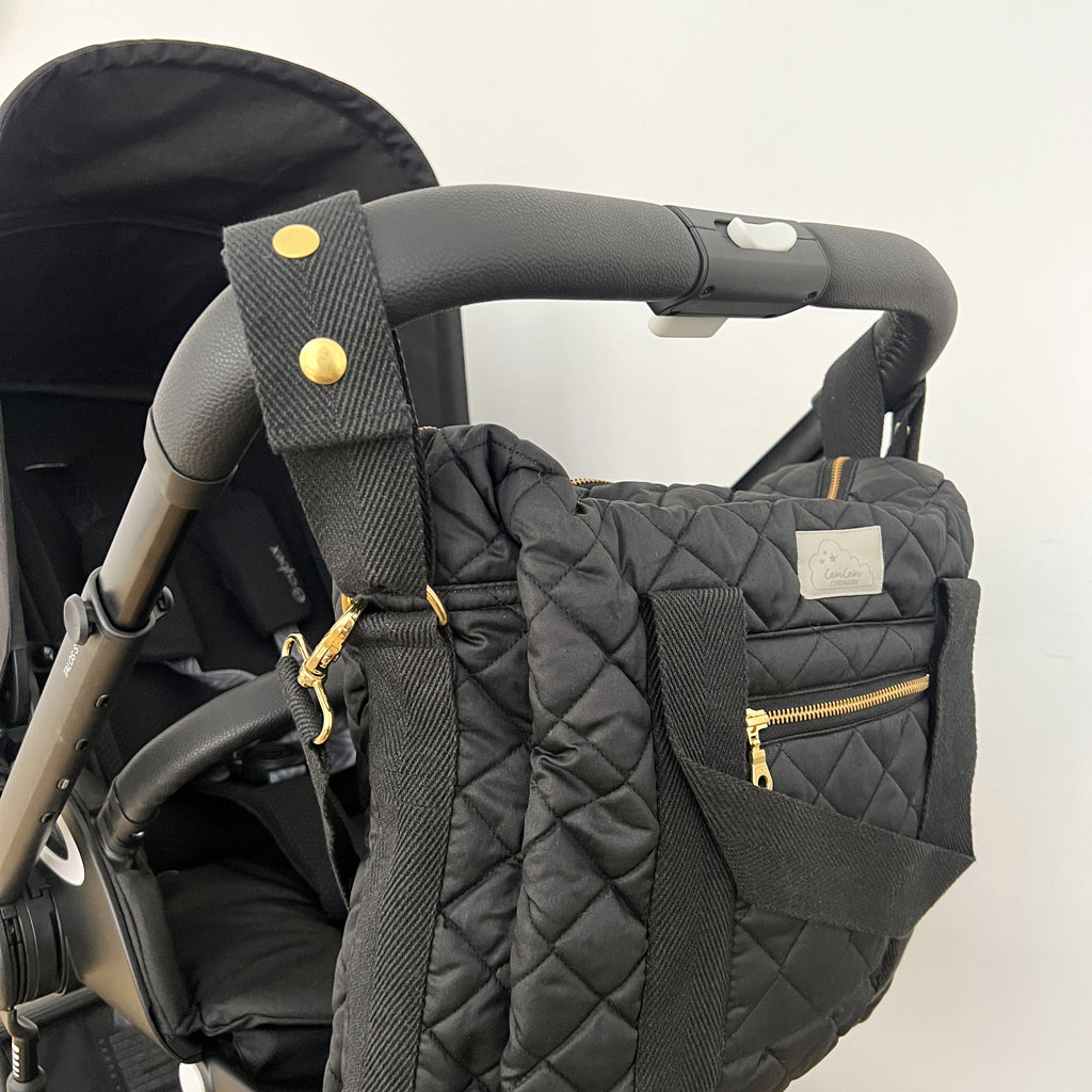 Cam Cam stelleveske med barnevognsstropper, OCS - Black