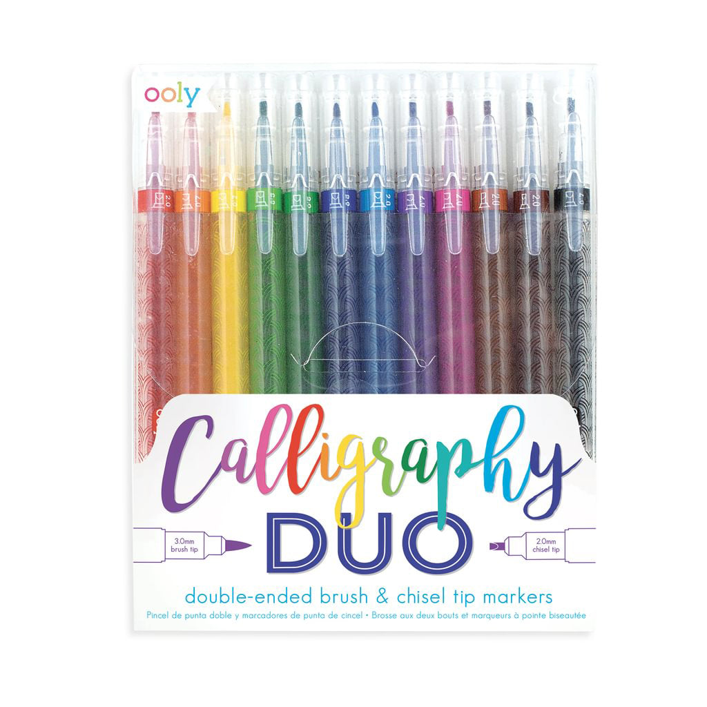 Ooly Duo Calligraphy 12 Dobbelte Kalligrafi tuscher, forsidebillede af produktet