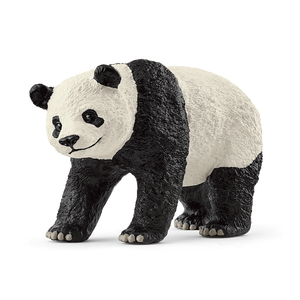 Schleich pandabjørn legetøjsfigur i sort og hvid