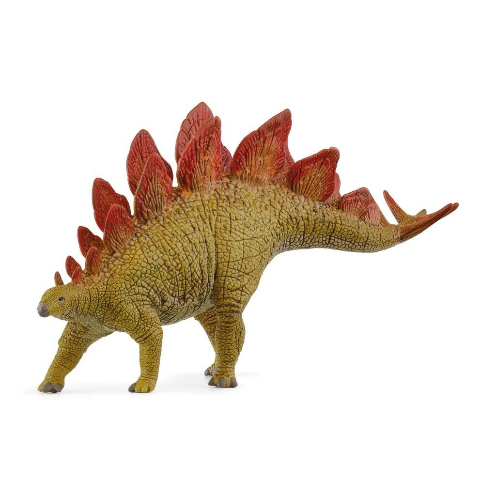 Schleich dinosaurus, Stegosaurus legetøjsfigur i brun og rød