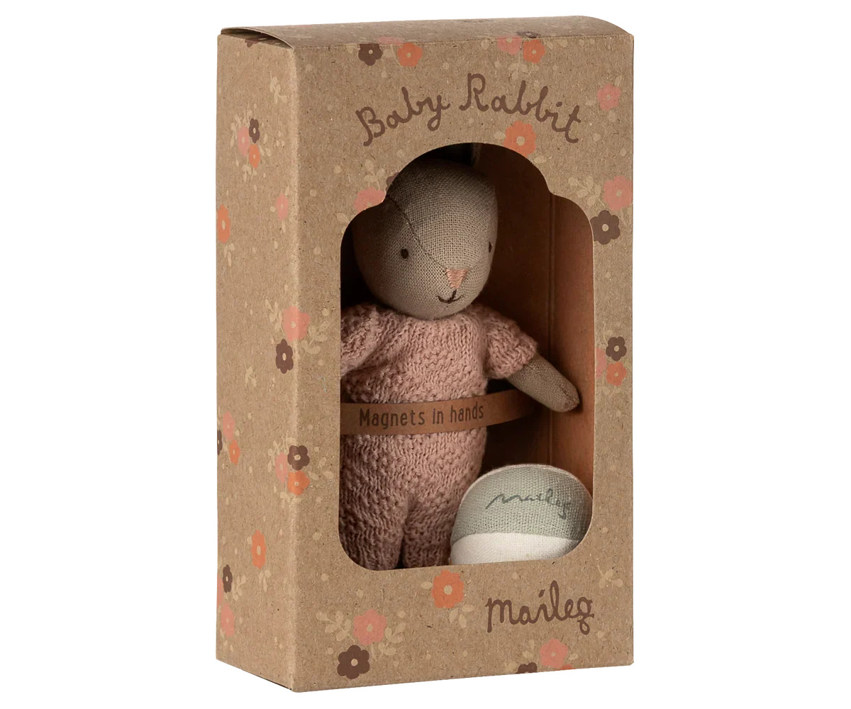 Maileg kaninsæt, Micro - Sand/rosa