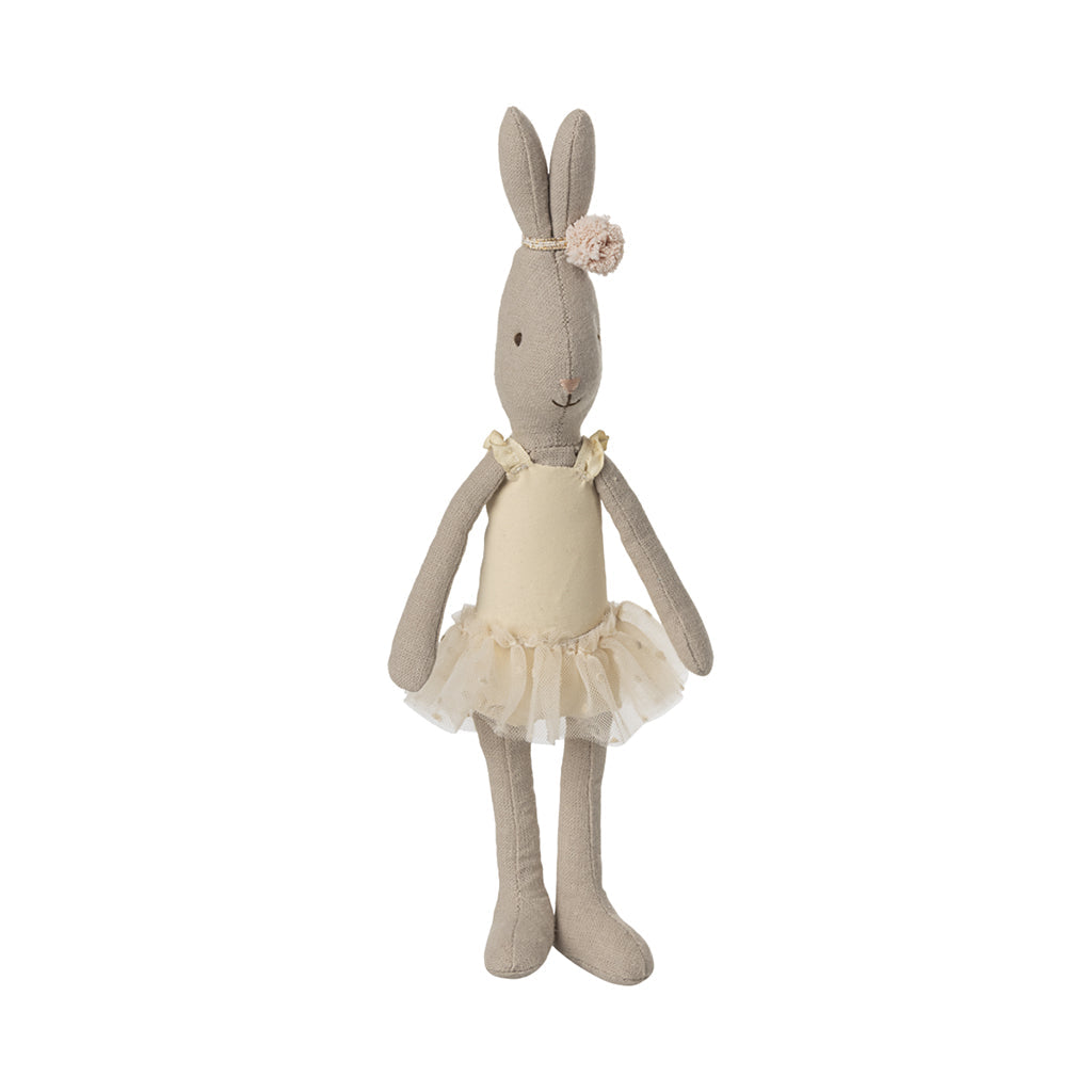 Maileg hare str. 1, klassisk - Ballettdrakt og tylskjørt - creme