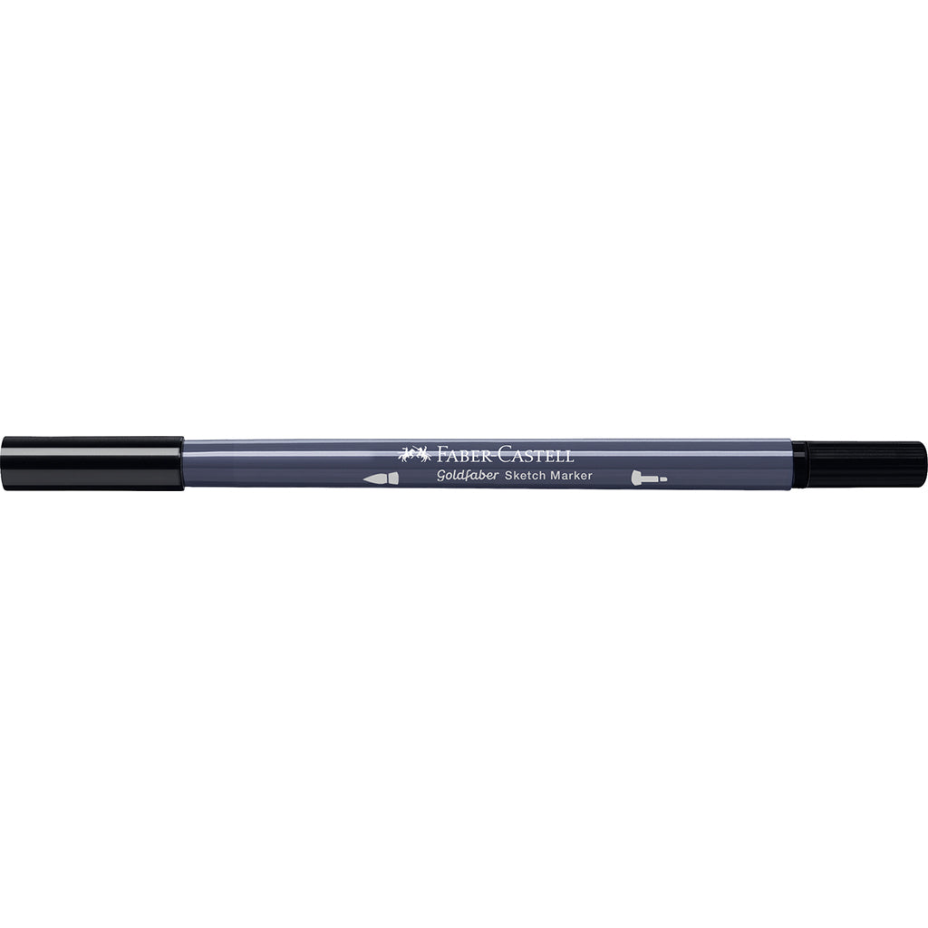 Faber-Castell Goldfaber skissemarker, markør med tykk og tynn spiss - Black