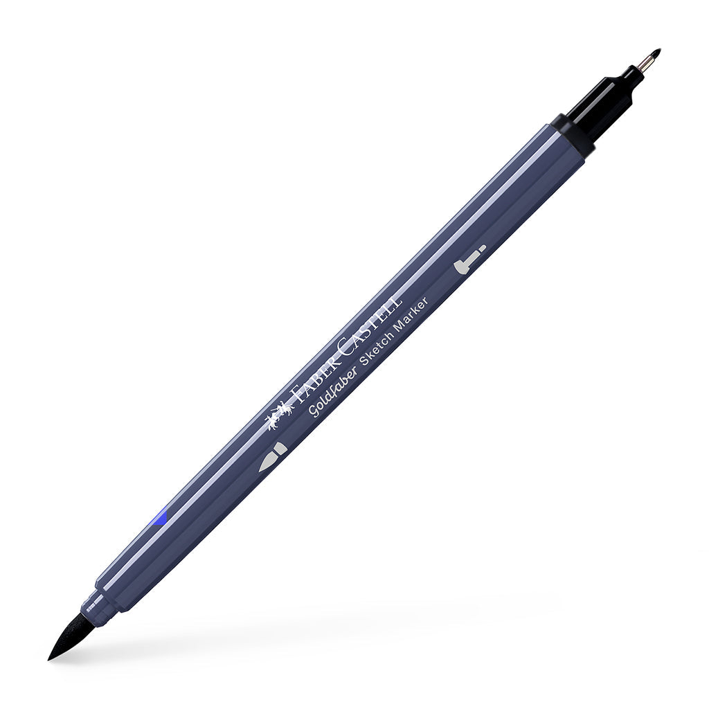 Faber-Castell Goldfaber skissemarker, markør med tykk og tynn spiss - Black