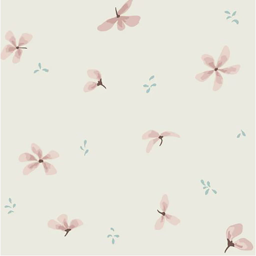 Cam Cam veske til våtservietter, Windflower creme