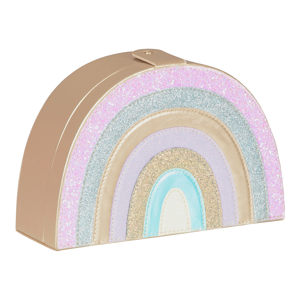 Mimi & Lula smykkeskrin, Rainbow Dreamland, pastelfarvet halvmåneformet til børn