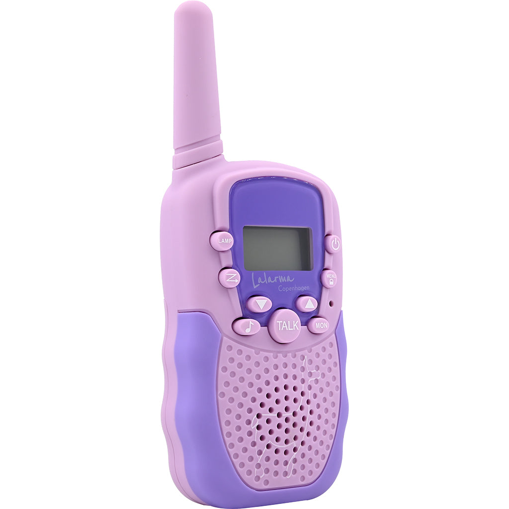 Lalarma walkie talkie for barn, purple