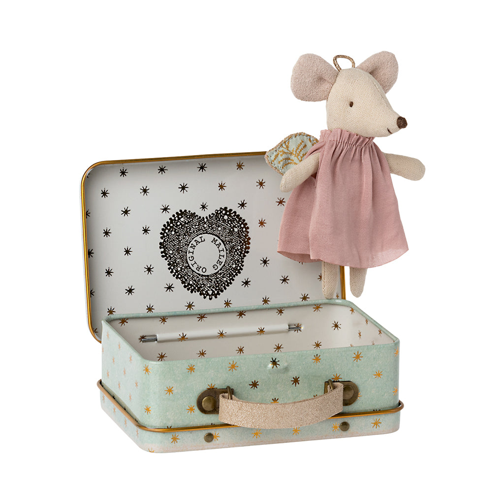 Maileg Engel mus i kuffert, Lillesøster