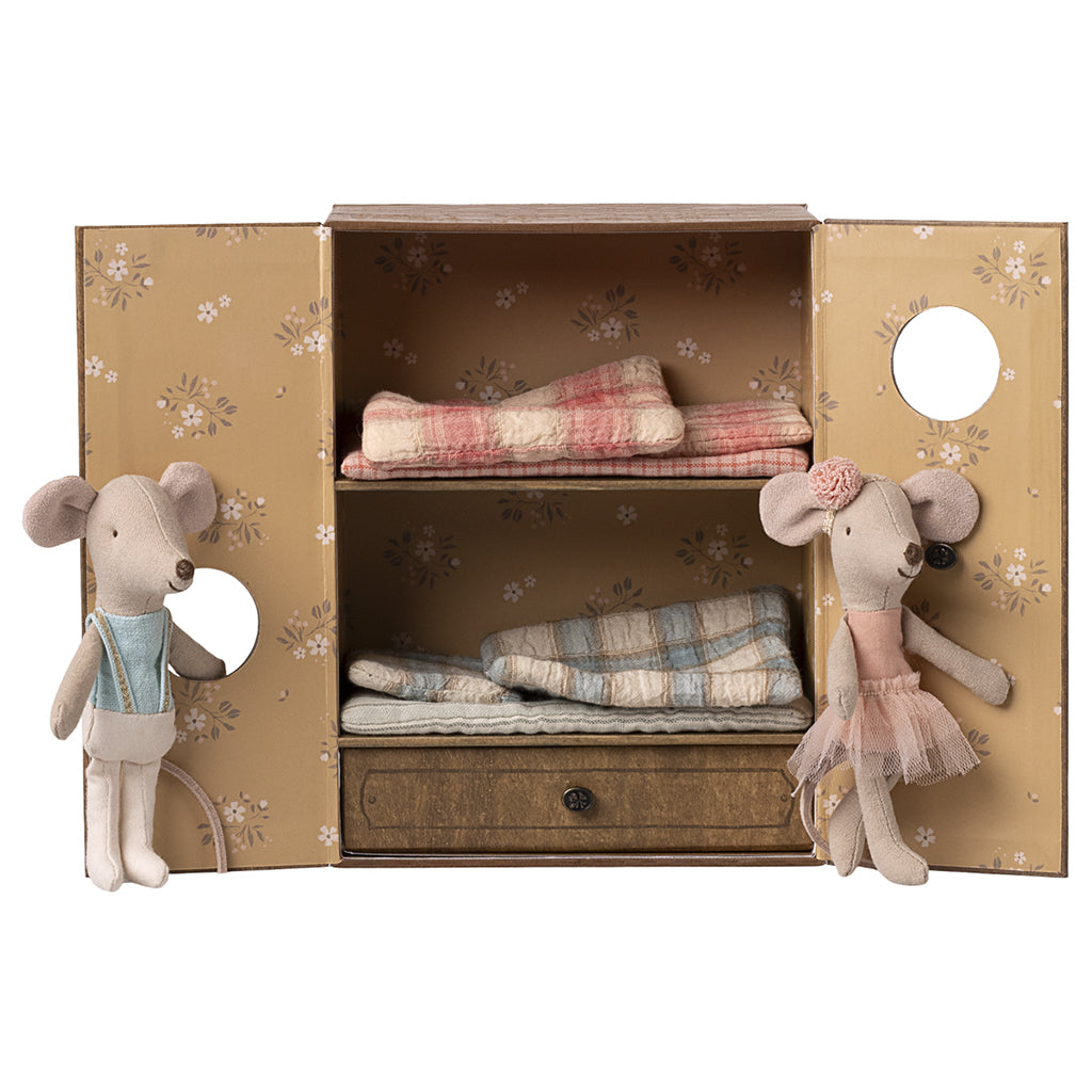 Maileg Ballettmus i dansestudioet, Lillesøster og Lillebror