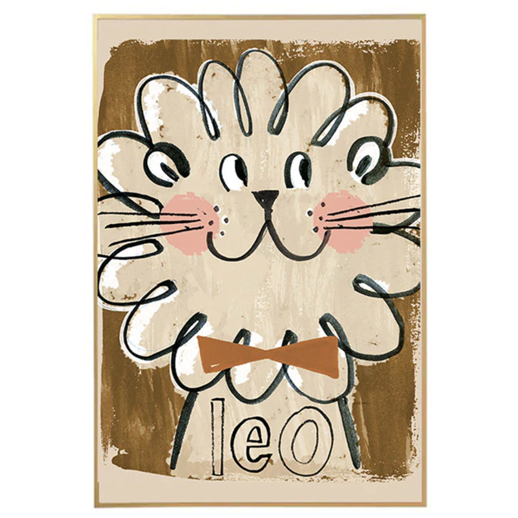 Studio Loco barneplakat, Leo - 50 x 70 cm