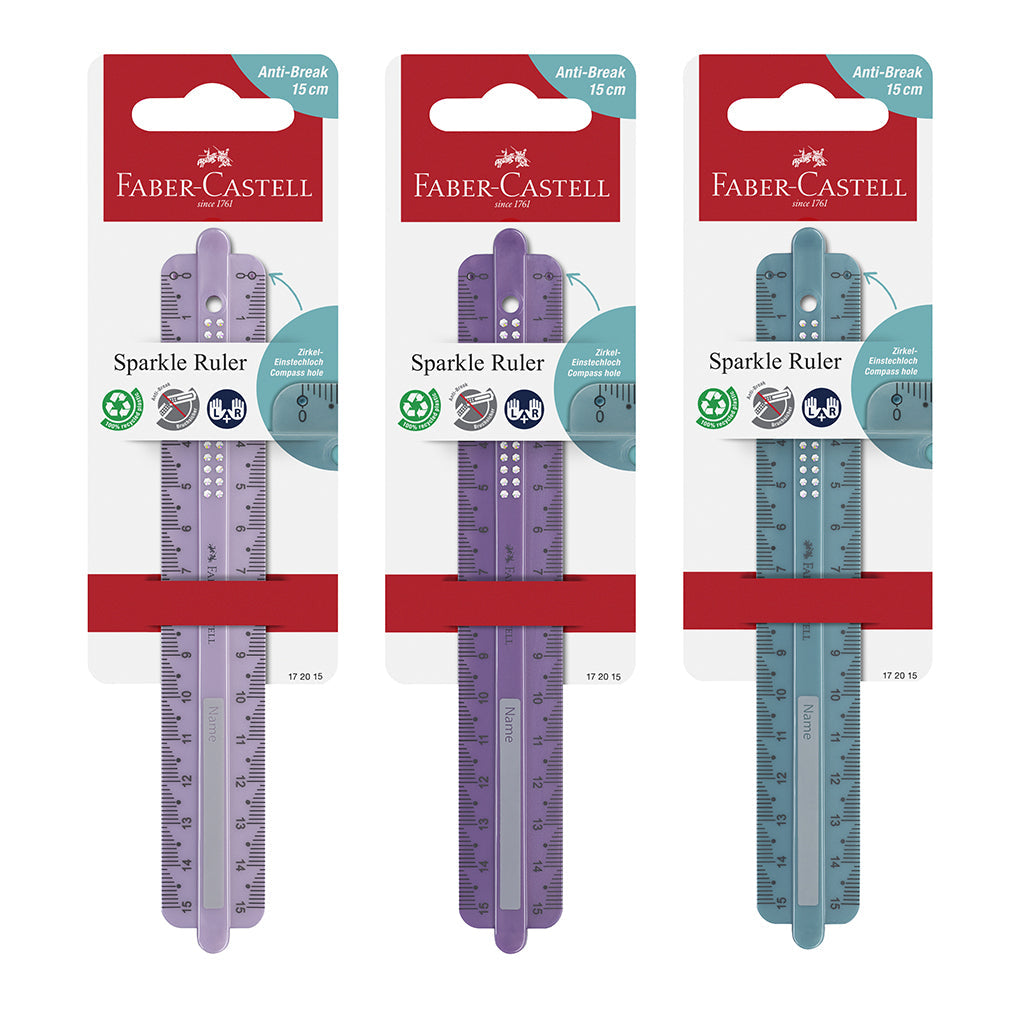 Faber-Castel Linjal 15 cm, flere varianter