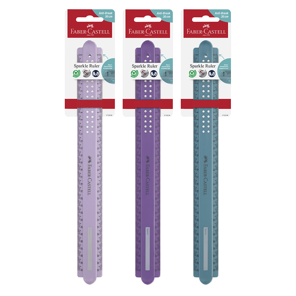Faber-Castel lineal 30 cm, assorterte farger