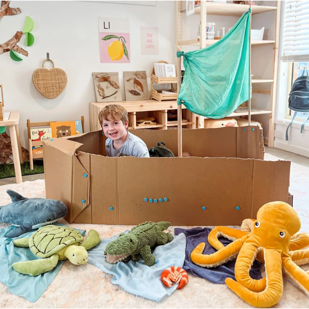 Makedo, Discover, Kreativt verktøy og tilbehør til bygg-selv i papp