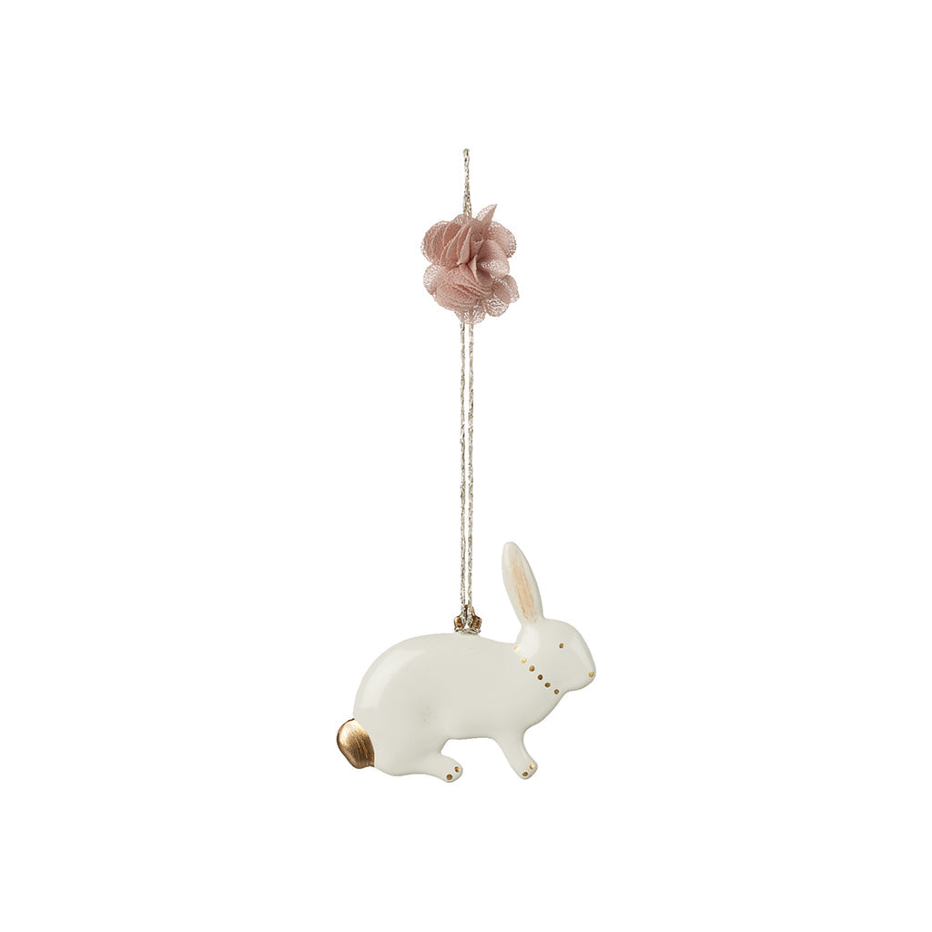 Maileg påskepynt, ornament i metall – Stående hare