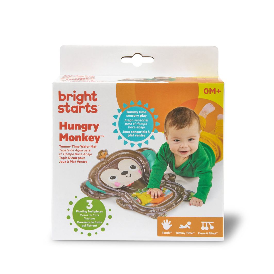 Bright Starts Babyleketøy, Aktivitetsmatte med vann - Hungry Monkey™