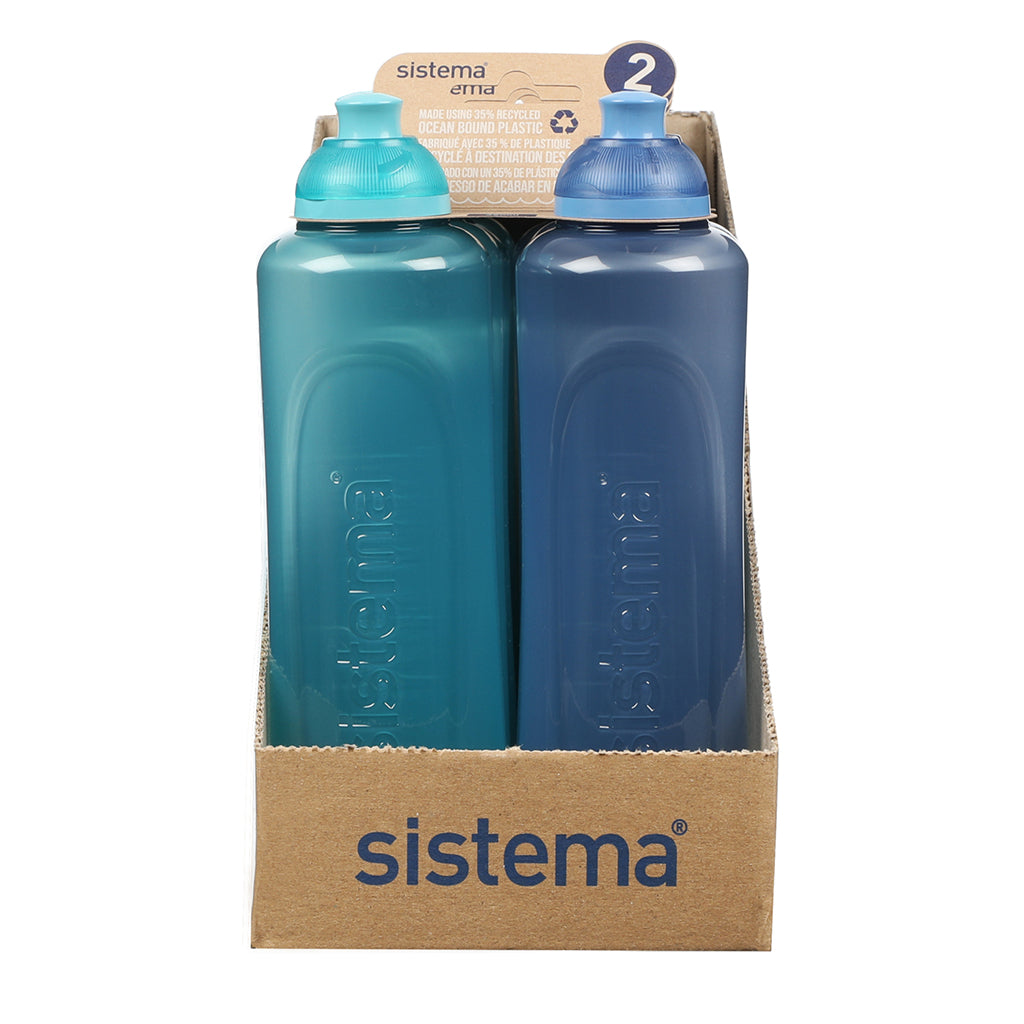 Sistema drikkeflaske Swift Squeeze 2-pak 480 ml Ocean Bound
