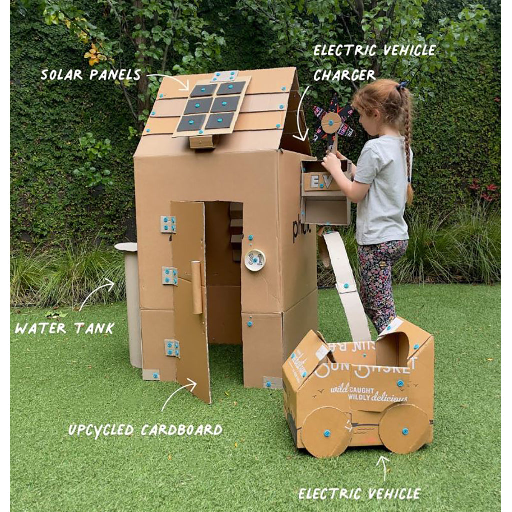 Makedo Spin Hinge, Hengsler til bygg-selv i papp - 6 stk.