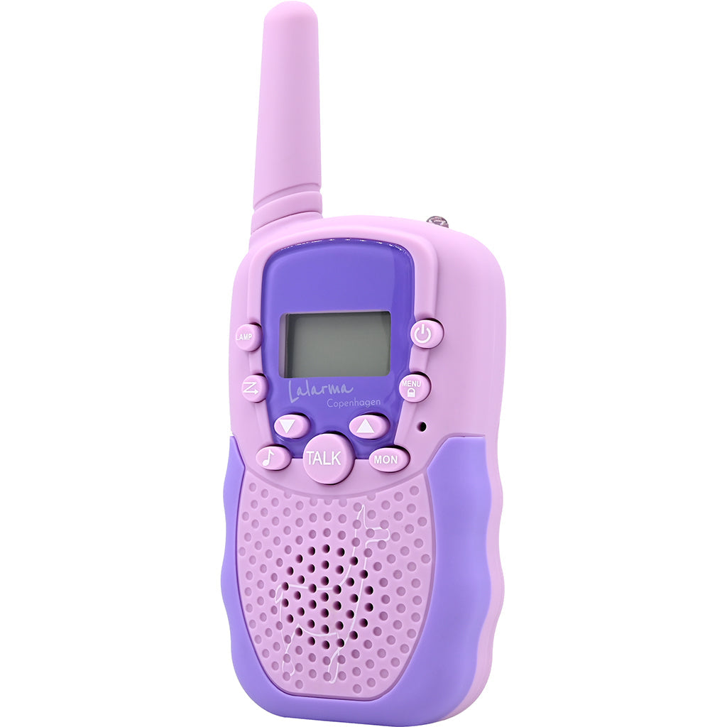 Lalarma walkie talkie for barn, purple