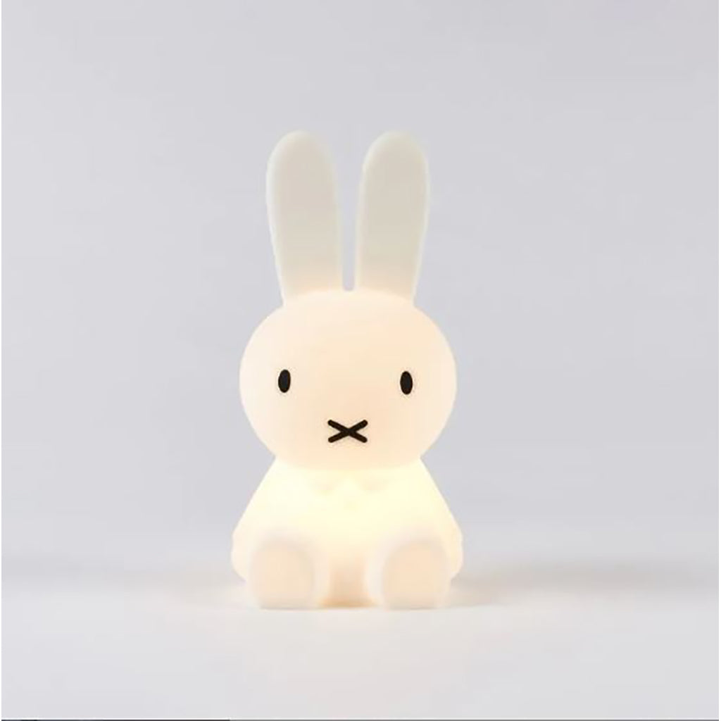 Mr Maria Miffy First Light, nattlampe for barn, 30 cm - Kaninlampe i myk silikon
