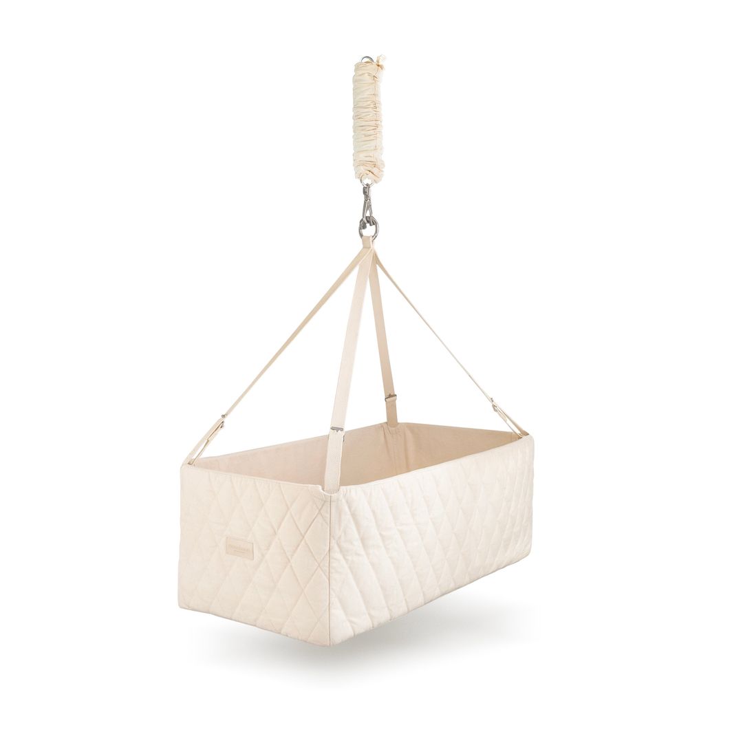 Moonboon Vugge med skummadras i nature 40 x 80 cm