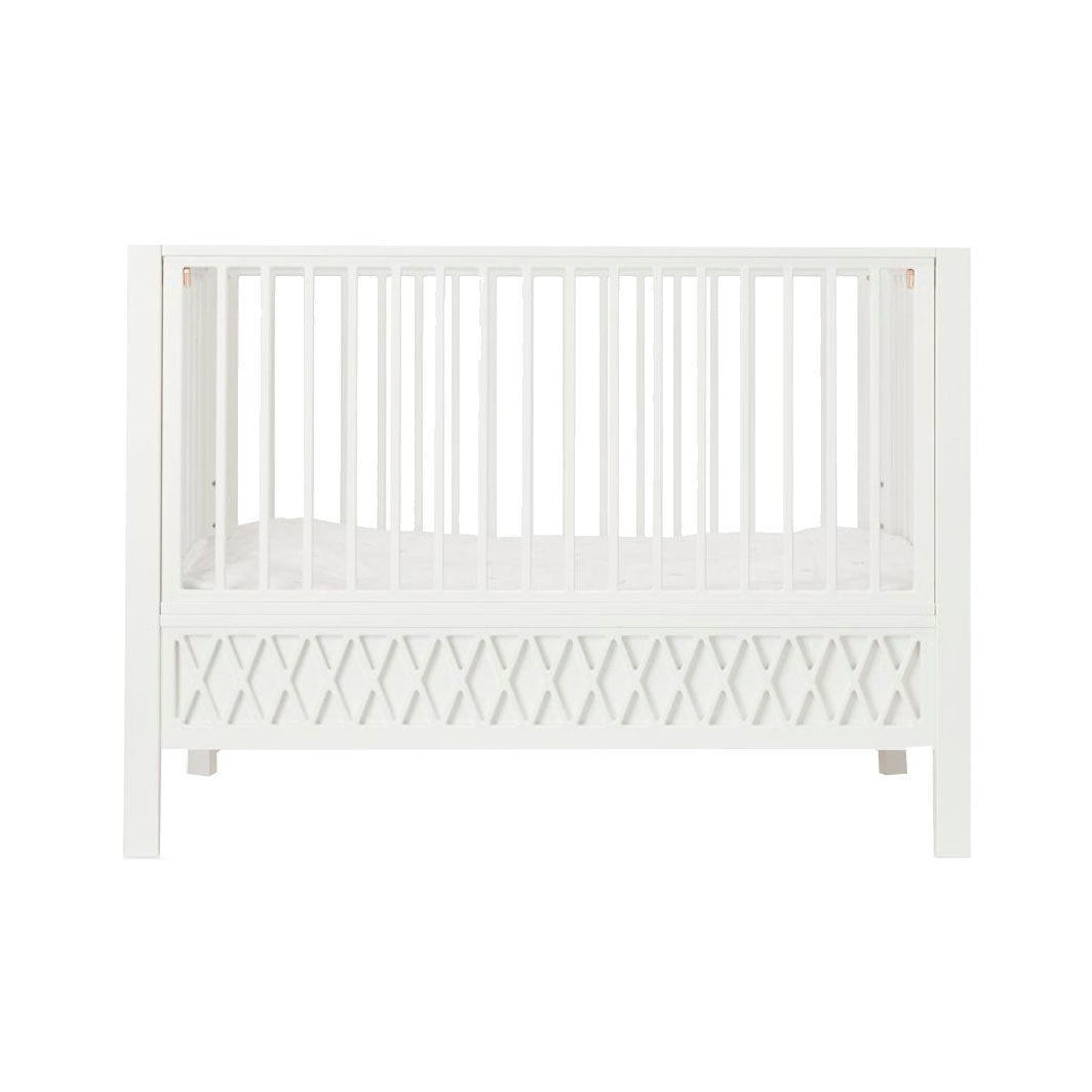 Cam Cam Harlekin baby sprinkelseng, Hvit