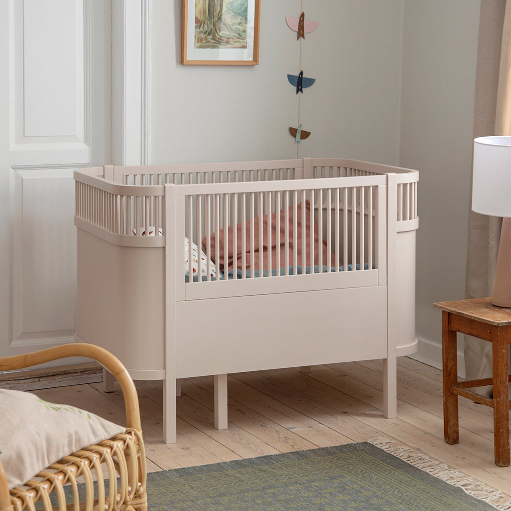 Sebra seng, baby og Jr. - Birchbark Rose
