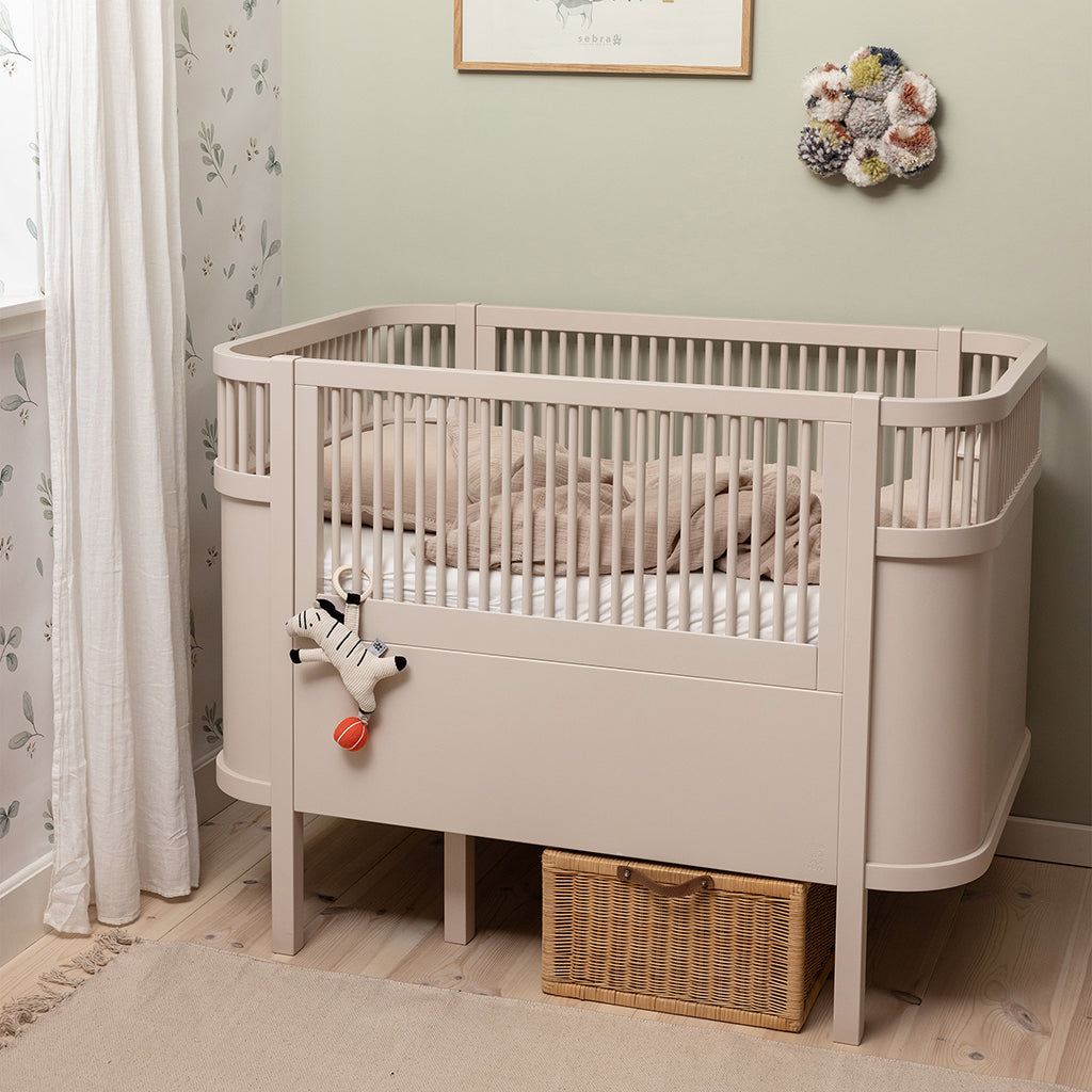 Sebra seng, baby og Jr. - Birchbark Rose
