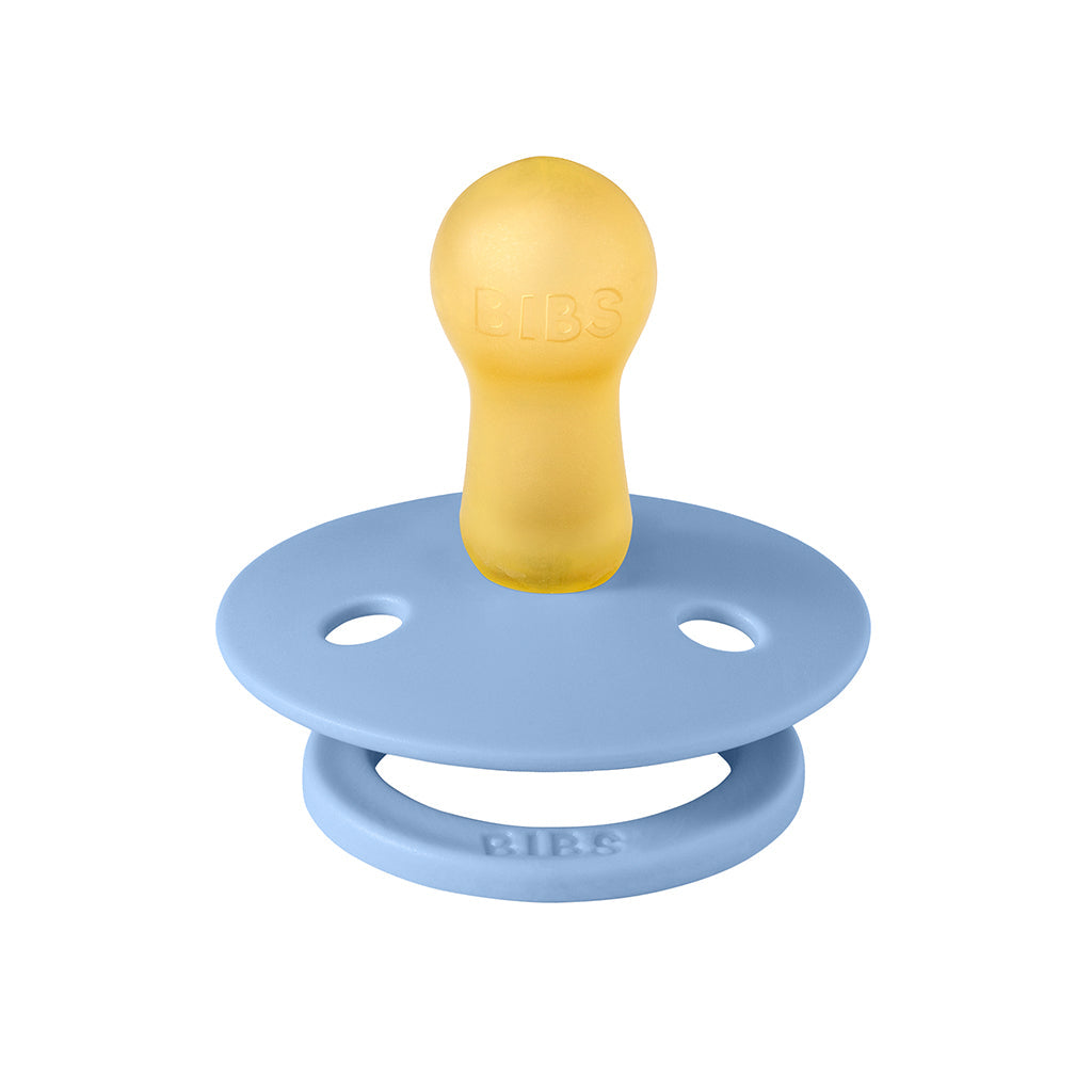 BIBS Pacifier Colour Latex Size 2 Sky Blue