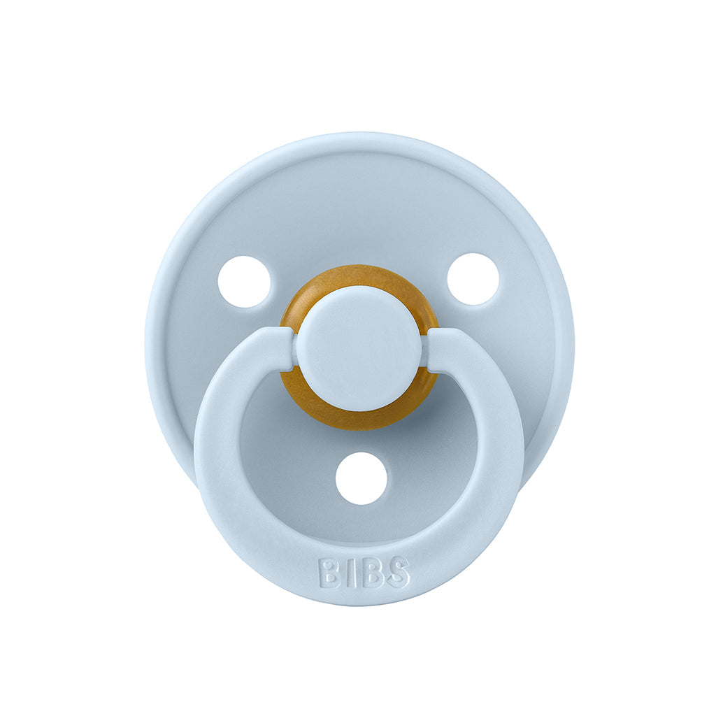 Bibs smokk i naturgummi, str. 2 - Baby Blue