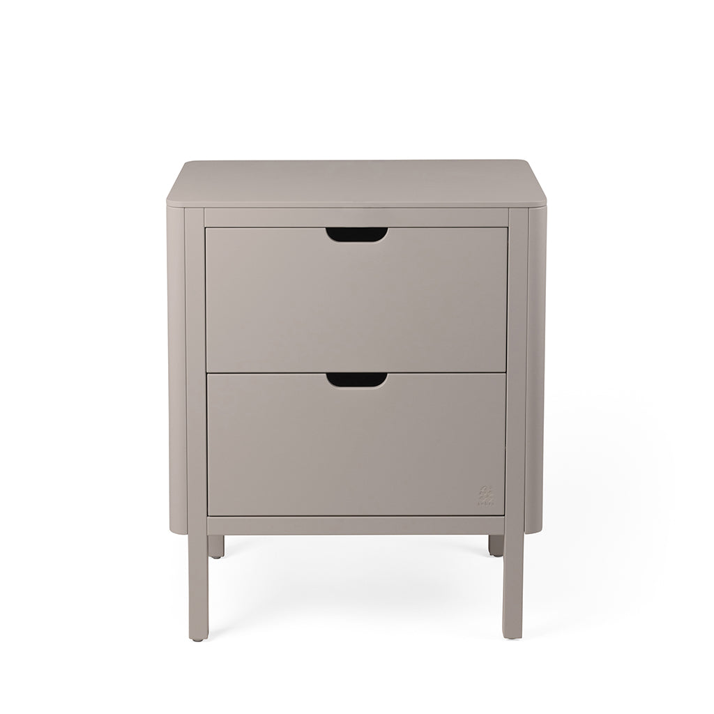 Sebra stellebord i tre, 2-i-1 design med skuffer - Jetty beige